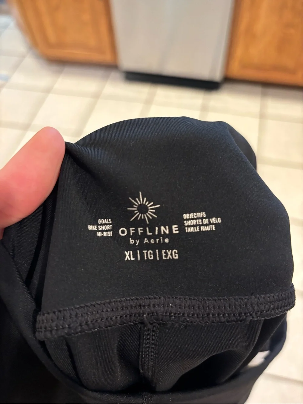 aerie Black High-Rise seamless Bike Shorts NWOT